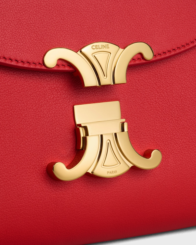 TEEN NINO BAG IN SUPPLE GRAINED CALFSKIN - ULTRA RED - HIVER CELINE - WINTER SELECTION - 1 | CELINE
