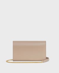POCHETTE ENVELOPPE AVEC CHAÎNE veau brillant - SAFARI - MINI SACS - 2 | CELINE