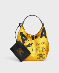スモール ホーボー / シルク & カーフスキン - イエロー / ブラック - トートバッグ - 1 | CELINE
