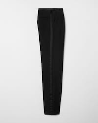 tux trousers IN mohair wool - BLACK -  - 2 | CELINE