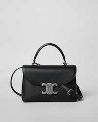 TEEN NINO BAG IN SUPPLE GRAINED CALFSKIN - BLACK - NEW - 1 | CELINE