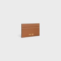 MEDIUM CARD HOLDER  IN GRAINED SUPPLE CALFSKIN - SOFT TAN / SOFT CREAM - GIFTS FOR HER - 2 | CELINE