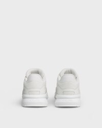 RUNNER SNEAKER IN CALFSKIN, SUEDE CALFSKIN AND MESH - OPTIC WHITE -  - 2 | CELINE
