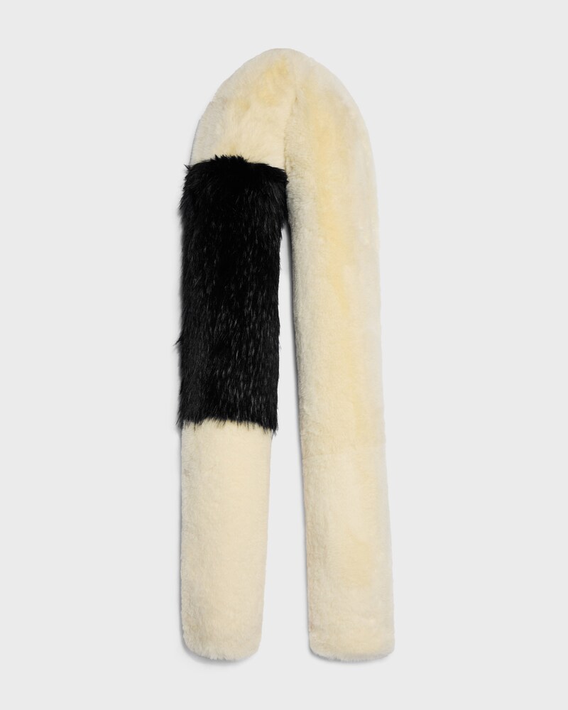 scarf IN fake fur - MILK -  - 1 | CELINE