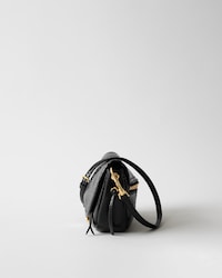 SOFT TRIOMPHE LITTLE HALFMOON หนังไพธอน - สีดำ - กระเป๋าสะพายไหล่ - 2 | CELINE