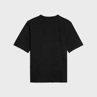 CAMISETA HOLGADA DE PUNTO DE ALGODÓN - NEGRO / BLANCO -  - 2 | CELINE