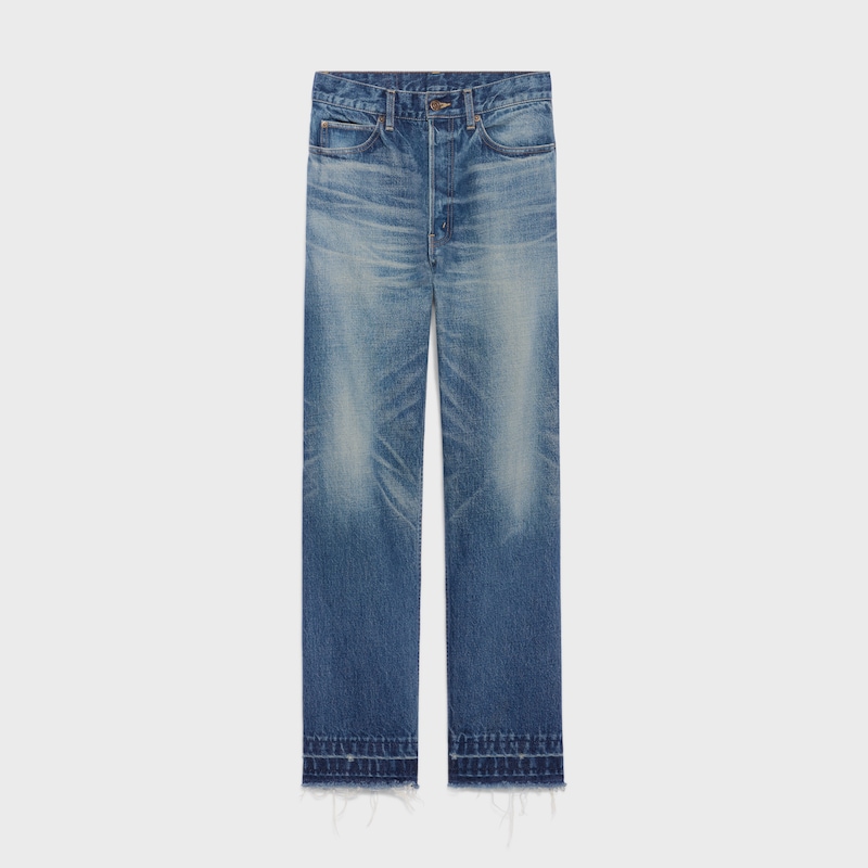 wesley jeans IN cotton denim - BROKEN BLUE WASH -  - 1 | CELINE