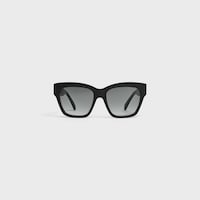 Triomphe 09 Sunglasses in Acetate - BLACK -  - 1 | CELINE