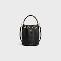 TEEN CLARA BAG IN SUPPLE GRAINED CALFSKIN - BLACK - CROSS-BODY BAGS - 1 | CELINE