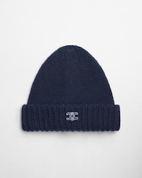KNIT TRAVEL BEANIE - NAVY -  - 1 | CELINE