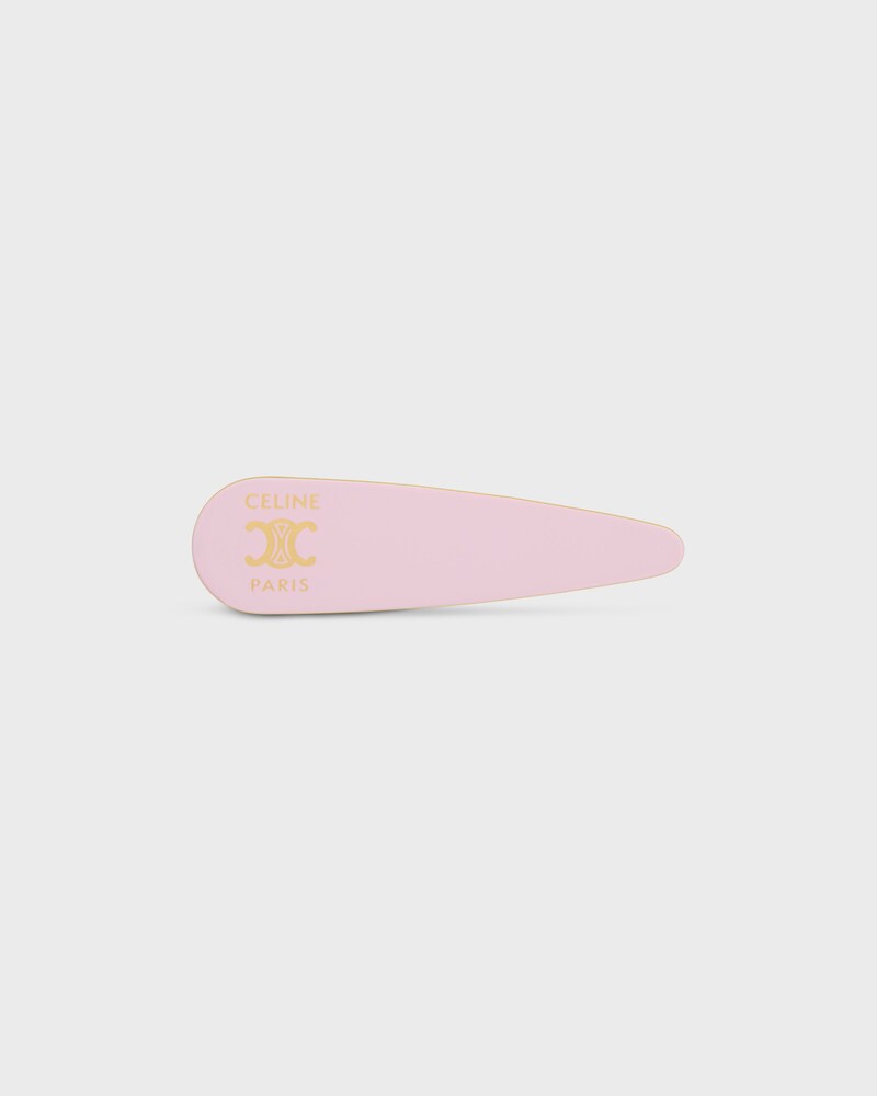 Horquilla Celine de latón con acabado dorado, acero y zamak - ROSA / DORADO - ACCESORIOS PARA EL CABELLO - 1 | CELINE
