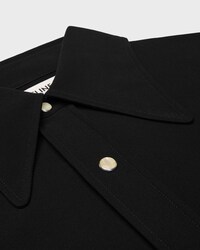shirt IN viscose and silk cady - BLACK -  - 2 | CELINE