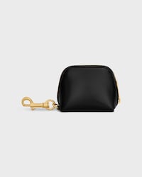 MICRO TRIOMPHE CHARM IN Shiny Calfskin - BLACK - CHARMS AND ACCESSORIES - 2 | CELINE