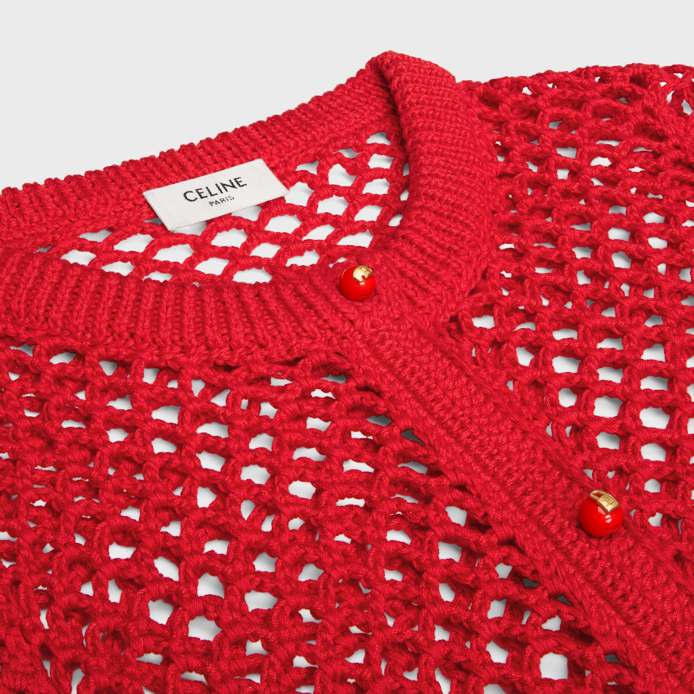 DESIGNER RED KNITWEAR FOR WOMEN | CELINE