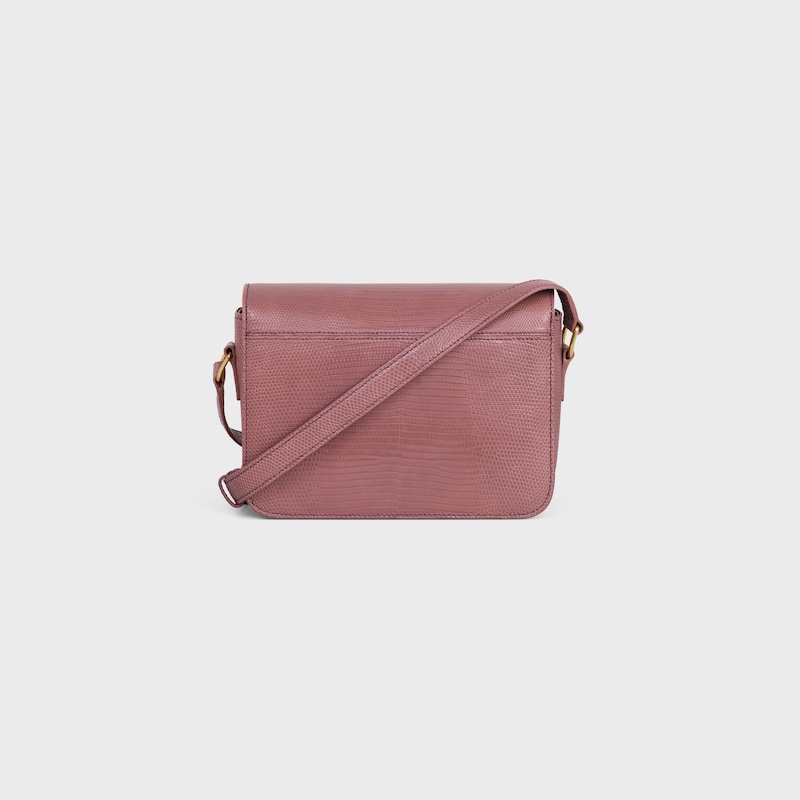 SAC TRIOMPHE TEEN lézard - VINTAGE ROSE - TRIOMPHE - 1 | CELINE