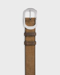 BC-21 35 MM 벨트 - 왁스드 이펙트 스웨이드 카프스킨 - 브라운 -  - 2 | CELINE