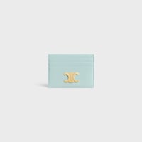 PORTE-CARTES TRIOMPHE veau brillant - Bleu poudré - NOUVEAUTÉS - 1 | CELINE