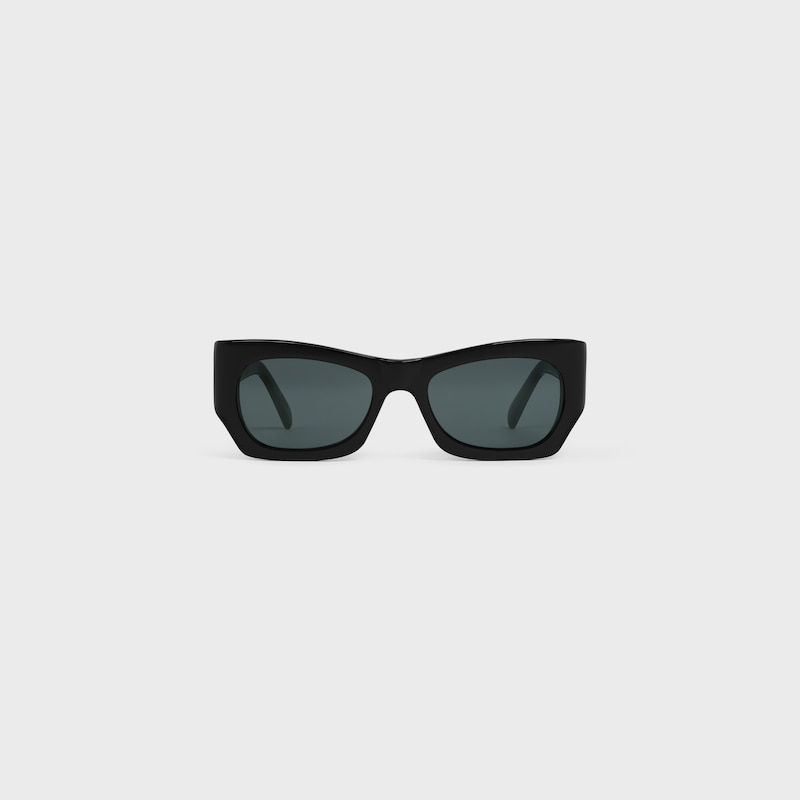 Graphic S333 sunglasses in Acetate - BLACK -  - 1 | CELINE