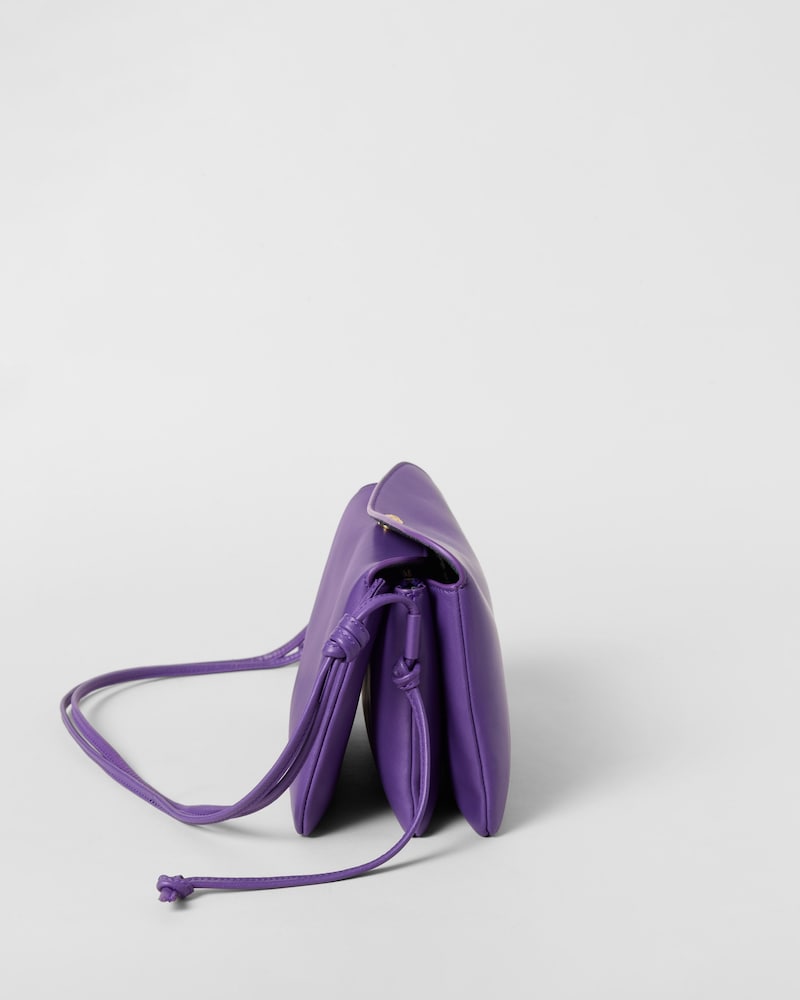 TRIO FLAP IN Smooth Lambskin - PURPLE - ALL BAGS - 1 | CELINE