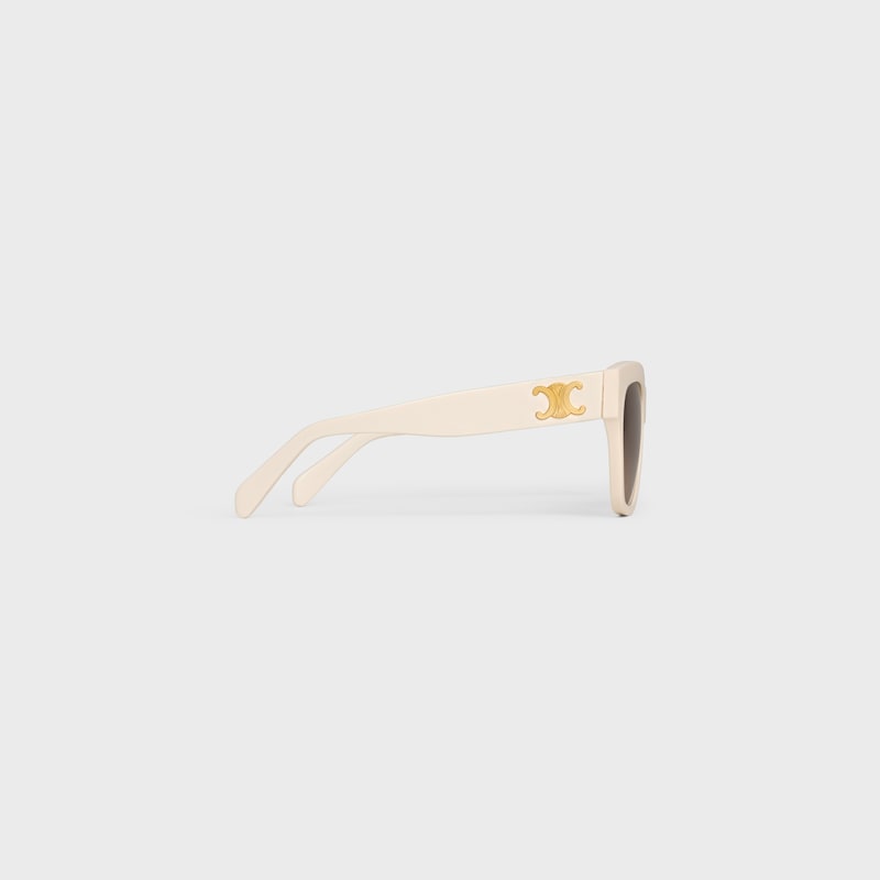 Triomphe 09 Sunglasses in Acetate - IVORY -  - 1 | CELINE