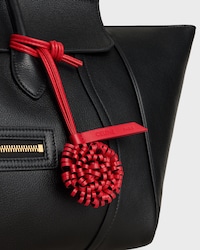 DANDELION CHARM IN SMOOTH LAMBSKIN - ULTRA RED / SYRAH - ACCESSORIES - 2 | CELINE