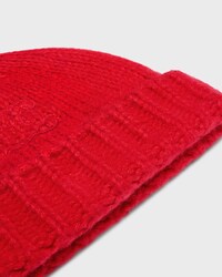 triomphe beanie IN cashmere and silk - BRIGHT RED -  - 2 | CELINE