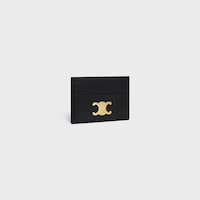 PORTE-CARTES TRIOMPHE veau brillant - Noir - GIFT FINDER - 2 | CELINE