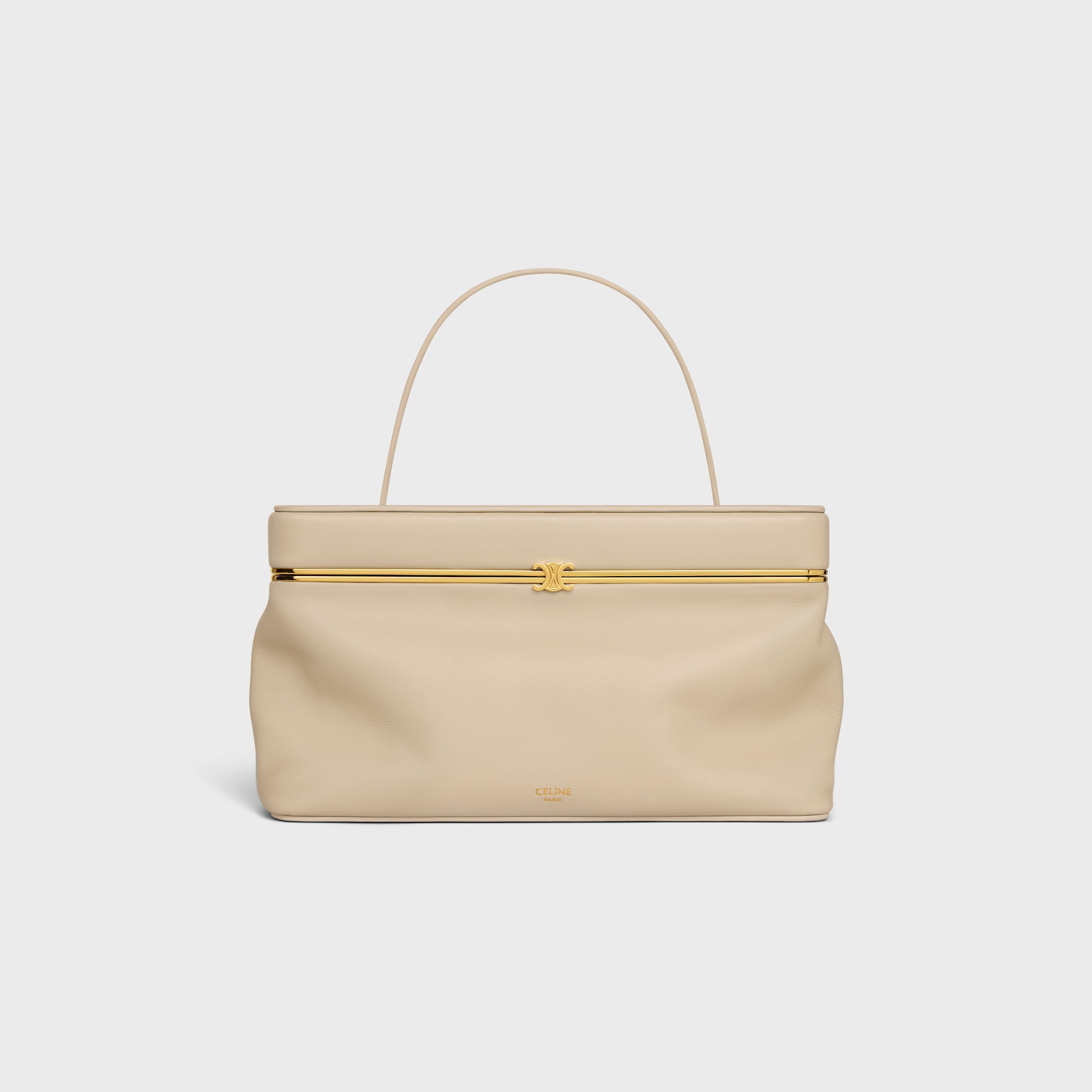 RECTANGLE IN SUPPLE CALFSKIN - DEEP IVORY | CELINE