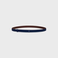 Reversible Strap 18MM IN TAURILLON - CHESTNUT / DEEP NAVY -  - 1 | CELINE