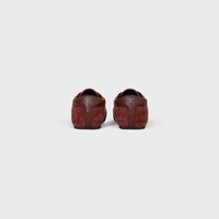 THE FLAT SNEAKER IN SUEDE CALFSKIN AND LAMBSKIN - RUST/ECRU -  - 2 | CELINE