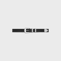 웨스턴 벨트 25MM - 빈티지 카프스킨 - 블랙 -  - 2 | CELINE