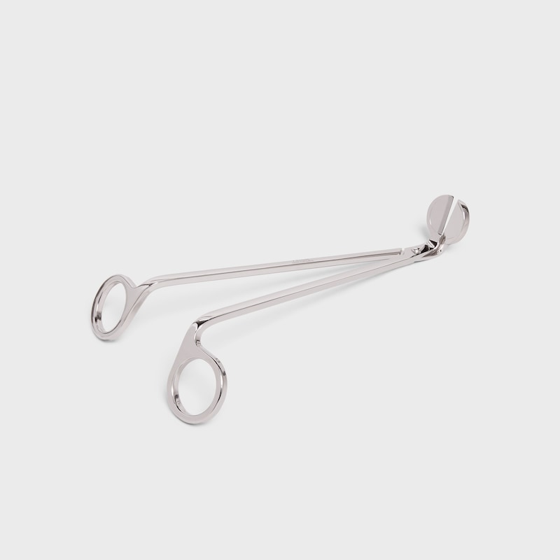CANDLE WICK TRIMMER IN STEEL - SILVER - CELINE MAISON - 1 | CELINE
