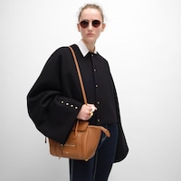 LITTLE LUGGAGE IN SUPPLE SHINY LAMBSKIN - SOFT TAN - LUGGAGE - 2 | CELINE