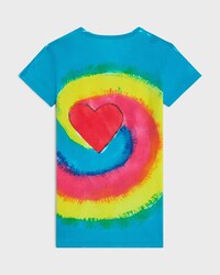 Camiseta en punto de algodón acanalado - AZUL / AMARILLO / ROSA -  - 2 | CELINE