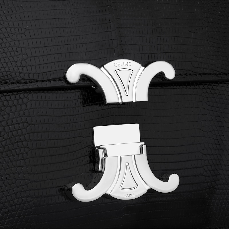 SAC TRIOMPHE TEEN lézard - NOIR - TRIOMPHE - 1 | CELINE