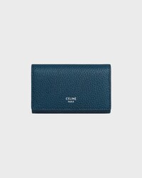 キーケース / グレインドカーフスキン - ティールブルー - モバイル アクセサリー - 1 | CELINE