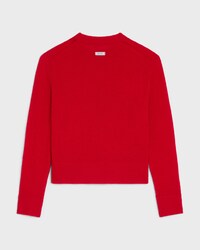 JERSEY CON CUELLO REDONDO DE CACHEMIRA - ROJO -  - 2 | CELINE