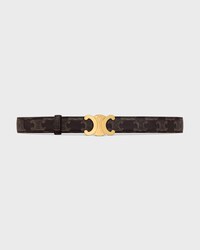 リバーシブルストラップ 25 / トリヨンレザー＆トリオンフキャンバス -  -  - 2 | CELINE