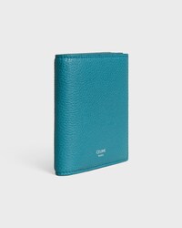 Compact Wallet IN GRAINED CALFSKIN - COBALT - WALLETS - 2 | CELINE