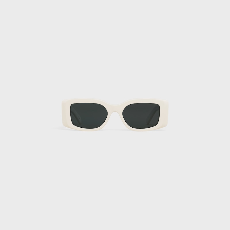 Triomphe XL 01 Sunglasses in Acetate - IVORY -  - 1 | CELINE