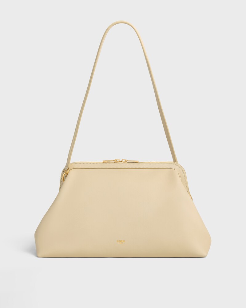 DOCTOR'S POUCH IN SUPPLE NATURAL CALFSKIN - Light Sand - EVENING - 1 | CELINE