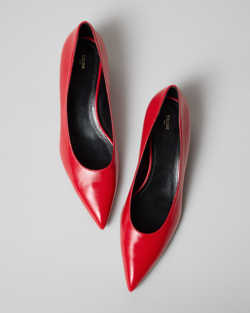 ESCARPIN KITTEN EN CUIR D'AGNEAU - CHILI RED -  - 1 | CELINE