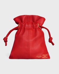 MICRO CRYSTAL POUCH IN SMOOTH LAMBSKIN - ULTRA RED - ACCESSORIES - 1 | CELINE