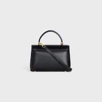 TEEN NINO BAG IN SMOOTH SATINATED CALFSKIN WITH STRASS CLOSURE - BLACK - EVENING - 2 | CELINE