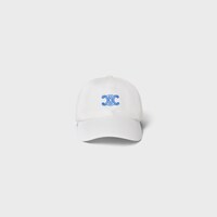 richelieu cap IN light cotton twill - WHITE -  - 2 | CELINE