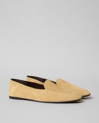 AURA LOAFER IN SUEDE CALFSKIN - STONE BEIGE -  - 2 | CELINE