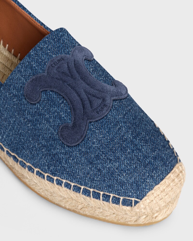 LES ESPADRILLES CELINE IN Denim and Suede Calfskin - BLUE -  - 1 | CELINE
