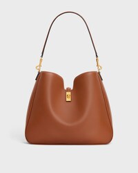 MEDIUM CAMILLE 16 SOFT BAG IN SMOOTH CALFSKIN - TAN - MORE LINES - 1 | CELINE