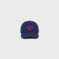 celine richelieu cap IN light cotton twill - DEEP NAVY -  - 2 | CELINE
