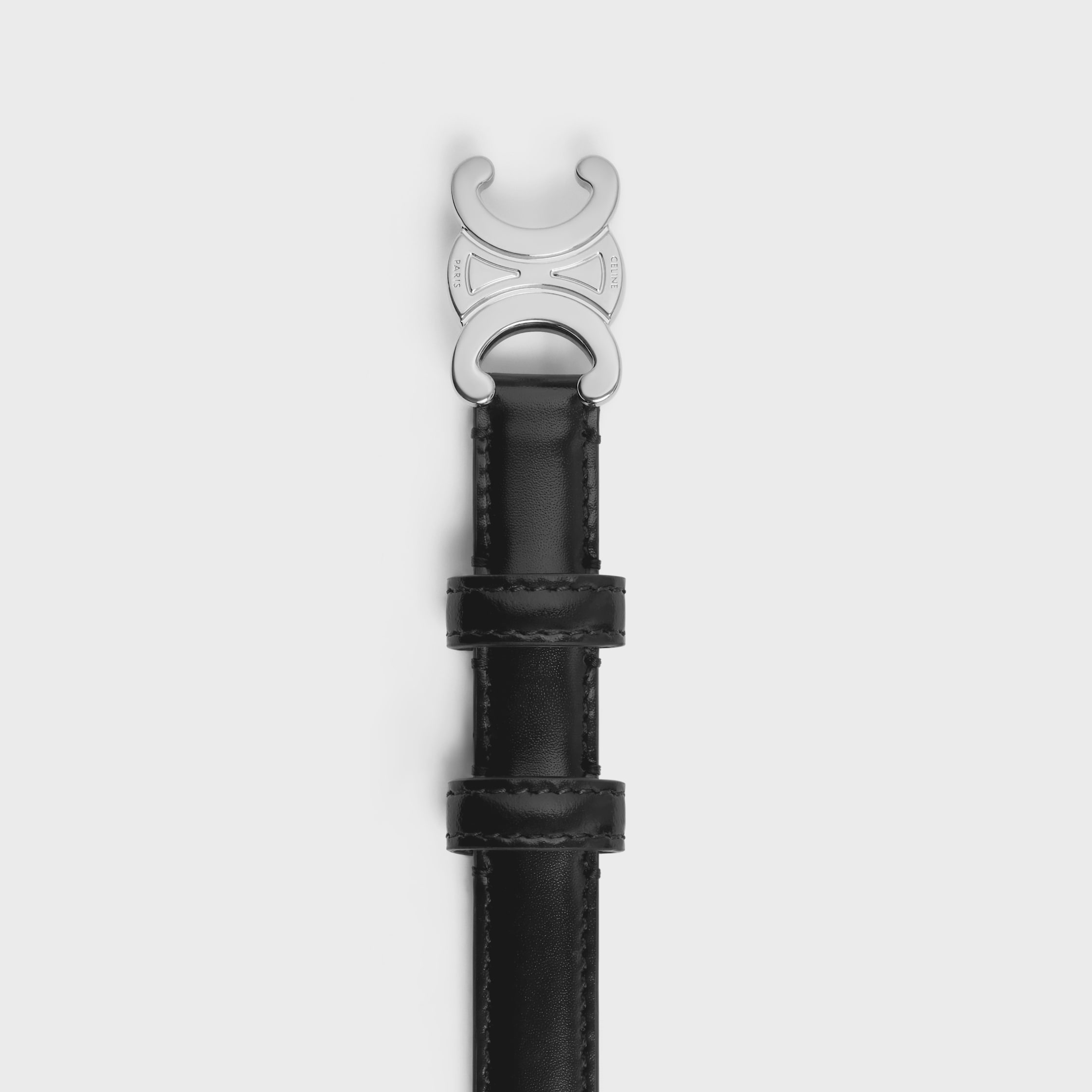 CELINE セリーヌトリオンフ ベルト 18MM / トリヨンレザー トリオンフ ベルト 18mm / トリヨンレザー - ブラック | CELINE